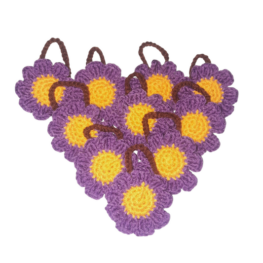 Crochet Floral Charm